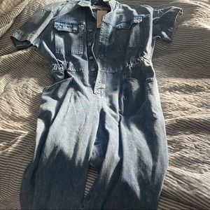 NWT Denim jumpsuit